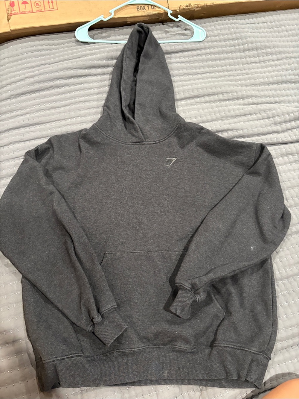 Gymshark Charcoal Gray Pullover Hoodie